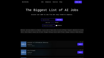 Best AI Jobs